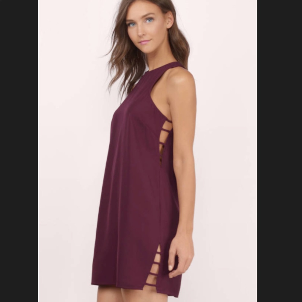 Dakota Wine Shift Dress